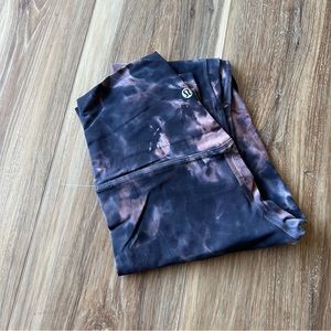 Women’s Lululemon Athletica Align Leggings Size 4 Black & Pink Tie Die NWT 28”